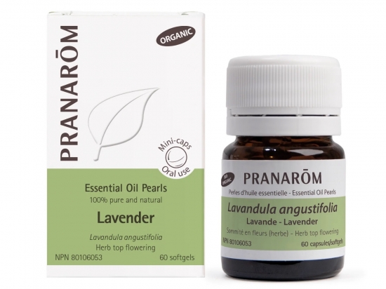 Lavender Essential Oil Pearls 60 mini capsules