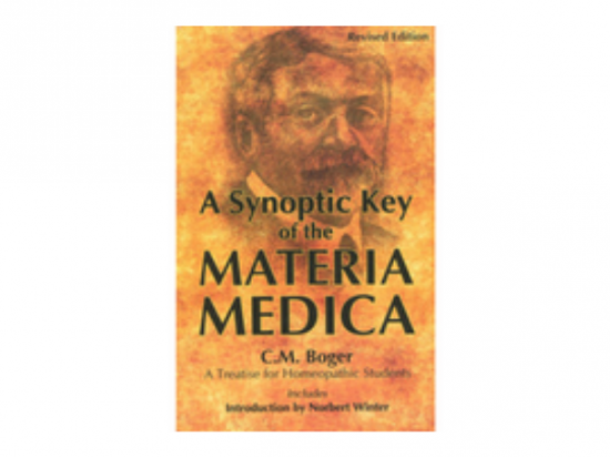 A Synoptic Key of the Materia Medica - Boger