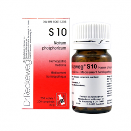 Natrum phosphoricum S10 - Tissue Salts - Dr. Reckeweg - 200 tablets