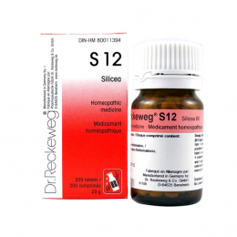 Silicea S12 - Tissue Salts - Dr. Reckeweg - 200 tablets