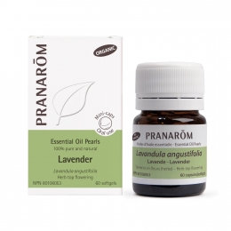 Lavender Essential Oil Pearls 60 mini capsules